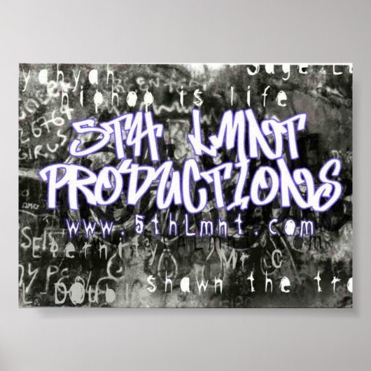Lmnt Graffitti Poster (Vorne)
