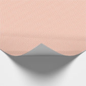 Lmon Pink Gingham Geschenkpapier (Ecke)