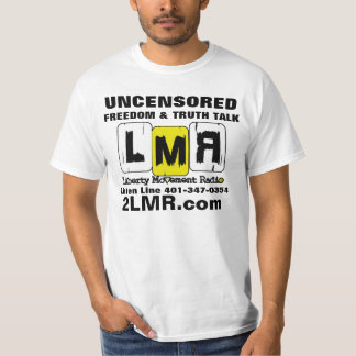 LMR weißes Wert-Shirt T-Shirt