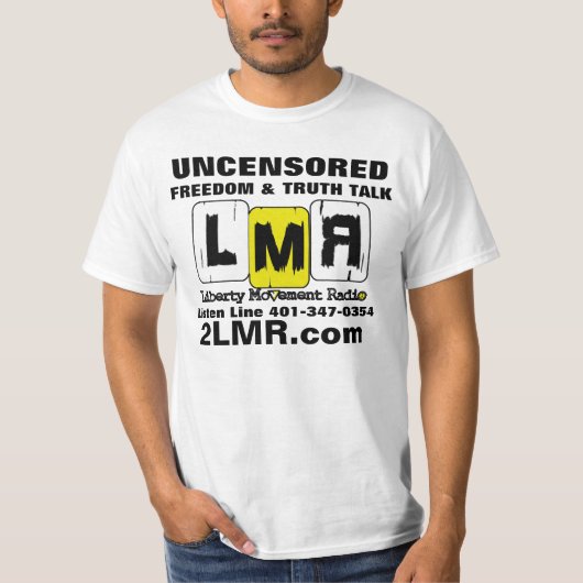 LMR weißes Wert-Shirt T-Shirt (Vorderseite)