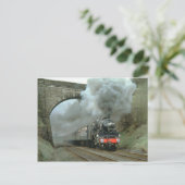 LMS Class 5 explodiert entlang der Siedlungs- und  Postkarte (Stehend Vorderseite)