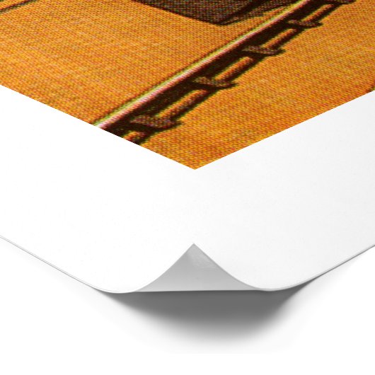 LMS Express & Cunard Liner Poster (Ecke)