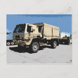 LMTV AMERICAN MILITARY POSTKARTE