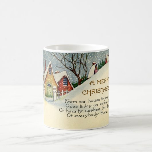 LMU Bibliotheks-frohe Weihnacht-Kaffee-Tasse Kaffeetasse (Mittel)