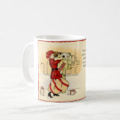 LMU Bibliotheks-Postkarten-Weihnachtskaffee-Tasse Kaffeetasse (Vorderseite Links)