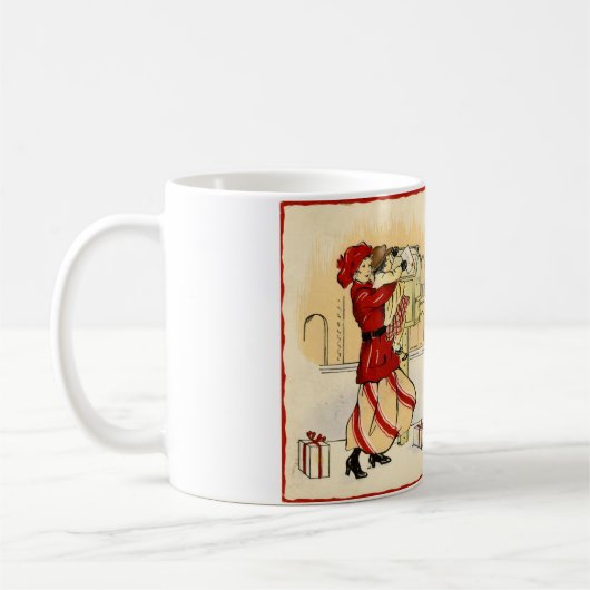 LMU Bibliotheks-Postkarten-Weihnachtskaffee-Tasse Kaffeetasse (Links)