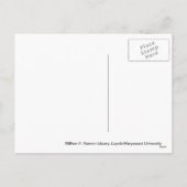 LMU Library Oaster Postkarte (Rückseite)