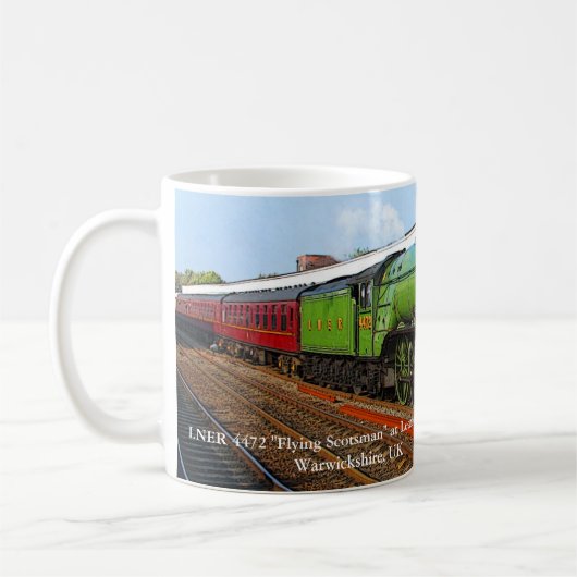 LNER 4472 "Flying Scotsman" Dampfzug Motor Kaffeetasse (Links)