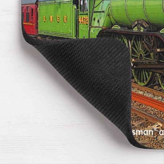 LNER 4472 "Flying Scotsman" Dampfzug Motor Mousepad (Ecke)