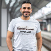 LNER Class A4 2509 Silver Link Steam Locomotive  T-Shirt