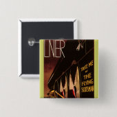 LNER Flying Scotsman Button (Vorne & Hinten)