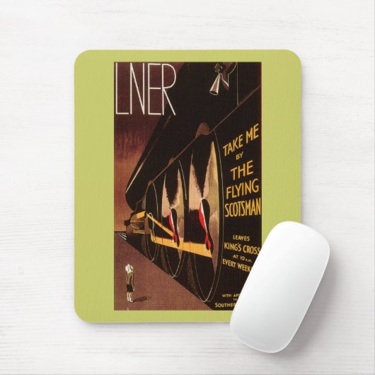 LNER Flying Scotsman Mousepad (Mit Mouse)