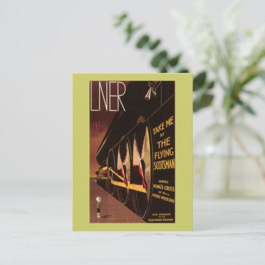 LNER Flying Scotsman Postkarte (Stehend Vorderseite)
