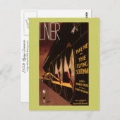 LNER Flying Scotsman Postkarte (Vorne/Hinten)