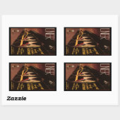 LNER Flying Scotsman Rechteckiger Aufkleber (Blatt)