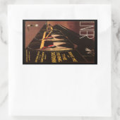 LNER Flying Scotsman Rechteckiger Aufkleber (Tasche)