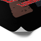 LNER Klasse A4 Mallard Lokomotive Union Jack Flag Poster (Ecke)