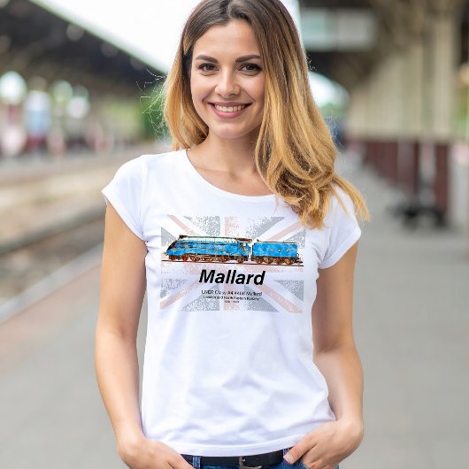 LNER-Klasse A4-Profil für Mallard-Lokomotive mit F T-Shirt