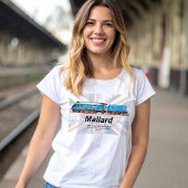 LNER-Klasse A4-Profil für Mallard-Lokomotive mit F T-Shirt