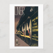 LNER nimmt mich am Flying Scotsman Postkarte (Vorderseite)