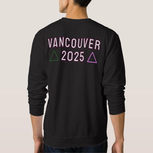 LNS est 2007 Vancouver 2025 dunkel Sweatshirt (Rückseite)