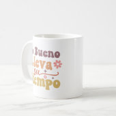 "Lo Bueno Lleva su Tiempo" Boho Inspiration Kaffeetasse (Vorderseite Links)