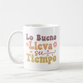 "Lo Bueno Lleva su Tiempo" Boho Inspiration Kaffeetasse (Links)