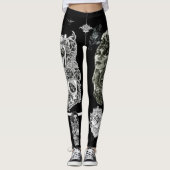 LO.D.-Tattoo Leggings in Schwarz (Vorderseite)
