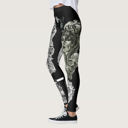 LO.D.-Tattoo Leggings in Schwarz (Links)