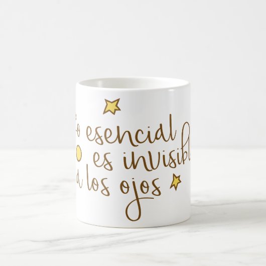 Lo esencial es unsichtbar a los ojos kaffeetasse (Mittel)