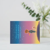 Lo esencial es unsichtbar a los ojos postkarte (Stehend Vorderseite)