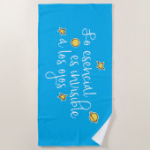 Lo esencial es unsichtbar a los ojos strandtuch (Vorderseite)