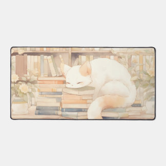 Lo-Fi Cosy Cat Gaming Mousepad Desktop Matt Schreibtischunterlage