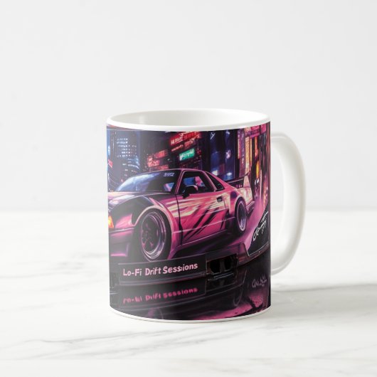 Lo-Fi Drift Sessions Kaffeetasse (VorderseiteRechts)