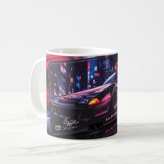 Lo-Fi Drift Sessions Kaffeetasse (Vorderseite Links)