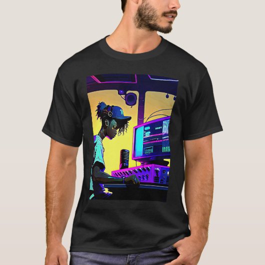 Lo fi hip hop chillhop chill beats aesthetics 10 T-Shirt (Vorderseite)
