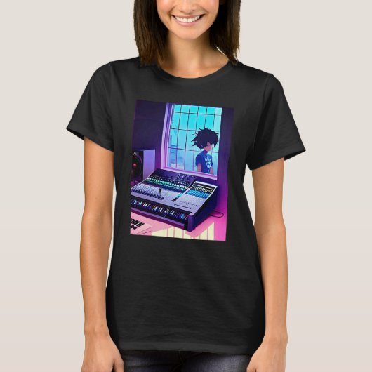 Lo fi hip hop chillhop chill beats aesthetics 2 T-Shirt (Vorderseite)