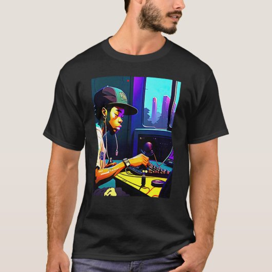 Lo fi hip hop chillhop chill beats aesthetics 4 T-Shirt (Vorderseite)