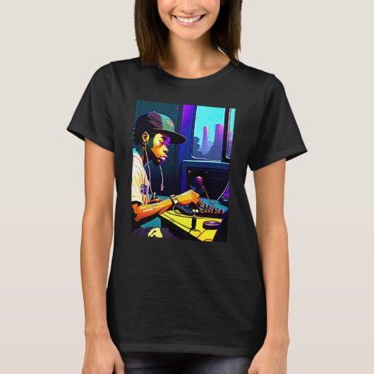 Lo fi hip hop chillhop chill beats aesthetics 4 T-Shirt (Vorderseite)