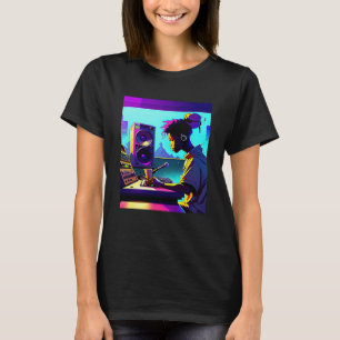 Lo fi Hip Hop Chillhop Chill Beats Ästhetik 7 T-Shirt