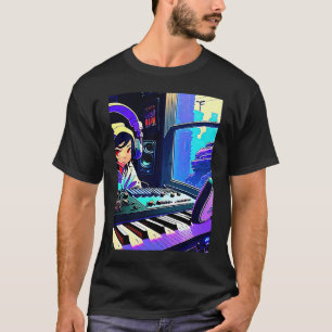 Lo fi Hip Hop Chillhop Chill Beats Ästhetik 80 T-Shirt