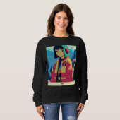 Lo fi hip hop chillhop chill beats lofi aesthetics sweatshirt (Vorne ganz)