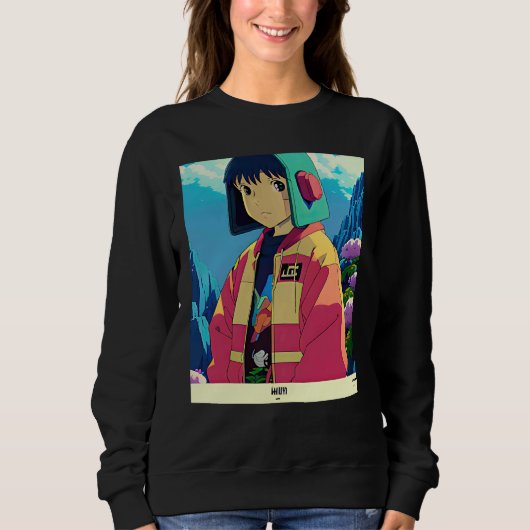 Lo fi hip hop chillhop chill beats lofi aesthetics sweatshirt (Vorderseite)