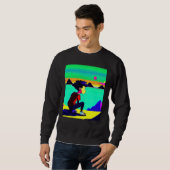 Lo fi hip hop chillhop chill beats lofi aesthetics sweatshirt (Vorne ganz)