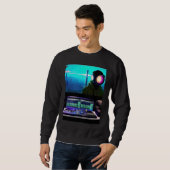 Lo fi hip hop chillhop chill beats lofi aesthetics sweatshirt (Vorne ganz)