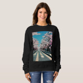 Lo fi hip hop chillhop chill beats lofi aesthetics sweatshirt (Vorne ganz)