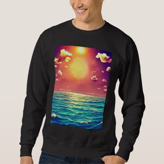 Lo fi hip hop chillhop chill beats lofi aesthetics sweatshirt (Vorderseite)