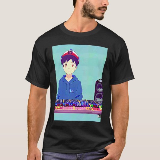 Lo fi hip hop chillhop chill beats lofi aesthetics T-Shirt (Vorderseite)