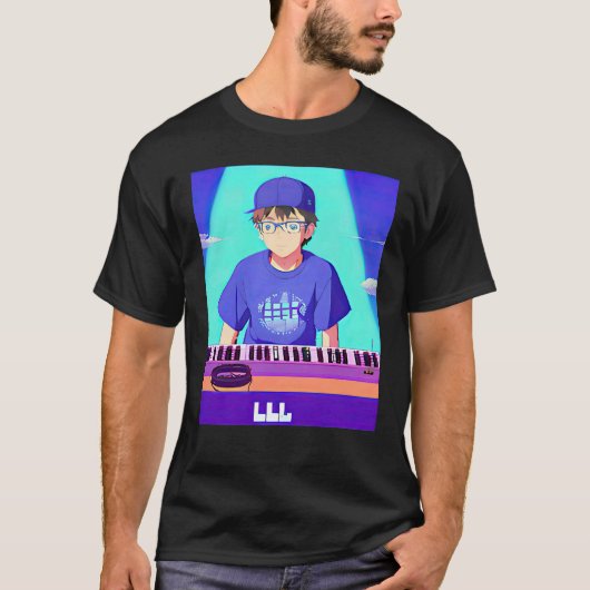 Lo fi hip hop chillhop chill beats lofi aesthetics T-Shirt (Vorderseite)