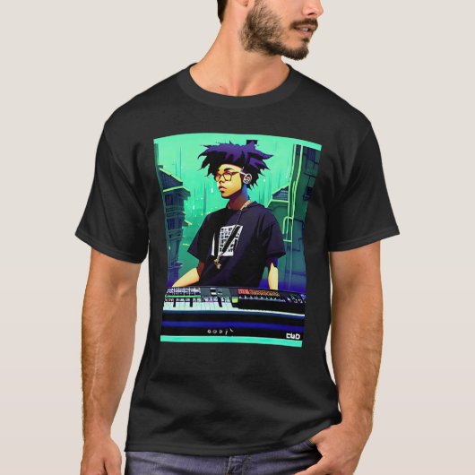 Lo fi hip hop chillhop chill beats lofi aesthetics T-Shirt (Vorderseite)